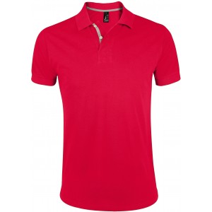 POLO PIQUÉ M/M 2 BOT PORTLAND MEN VERMELHO